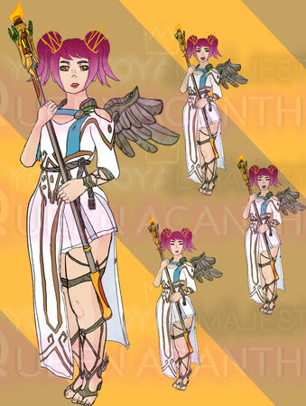 Queenie Mercy Reactive PNG Set