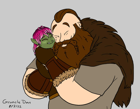 Hugs from Gruncle Dan